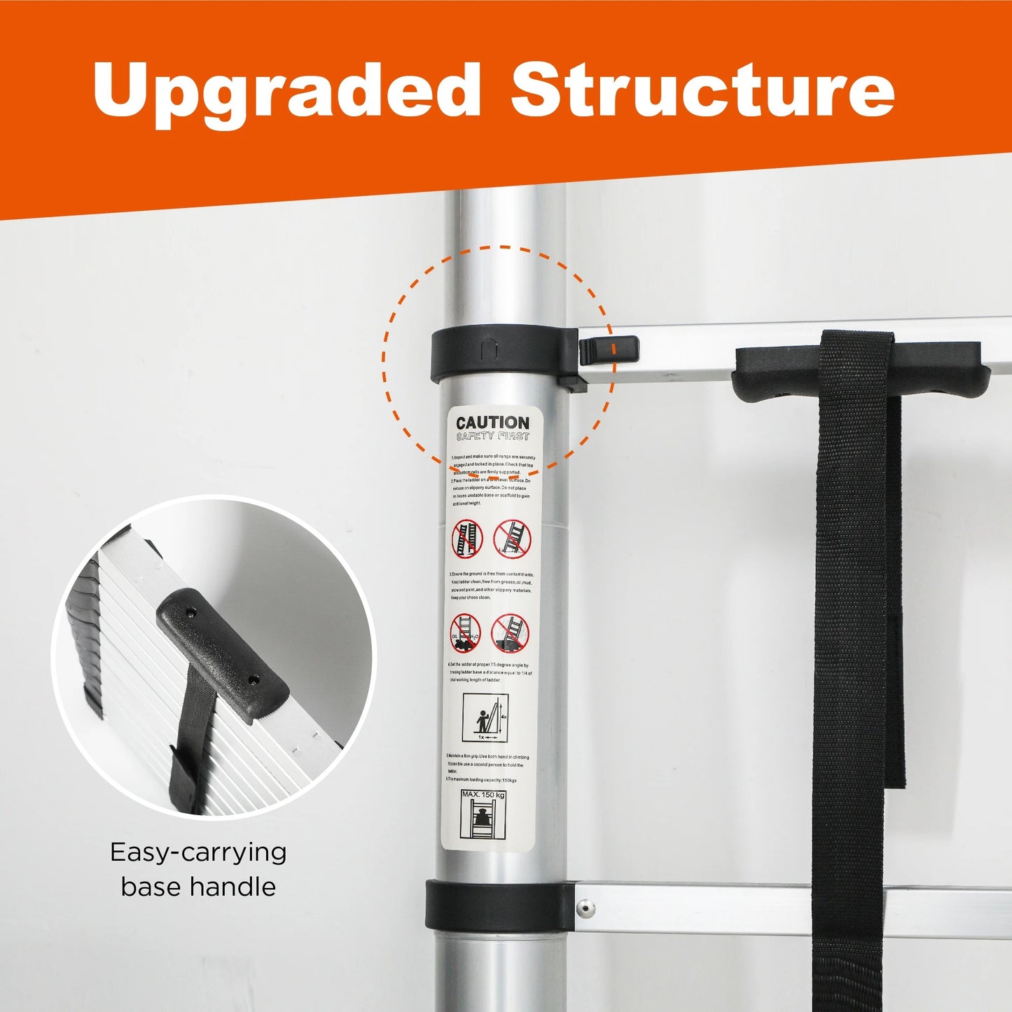 Portable Multi-Purpose Aluminum Telescopic Extension Ladder